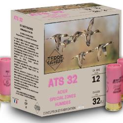 Wahoo lisse ! - Cartouches ATS32 - Cal.12/70 - 32gr acier BJ - lot de 25 cartouches - HP