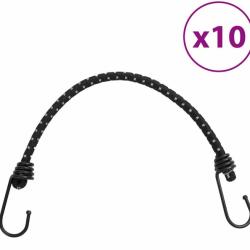 Cordes élastiques avec crochets réfléchissants 46 cm 8 mm 10 pcs