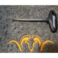 Clefs de démontage pour canon BLASER R8