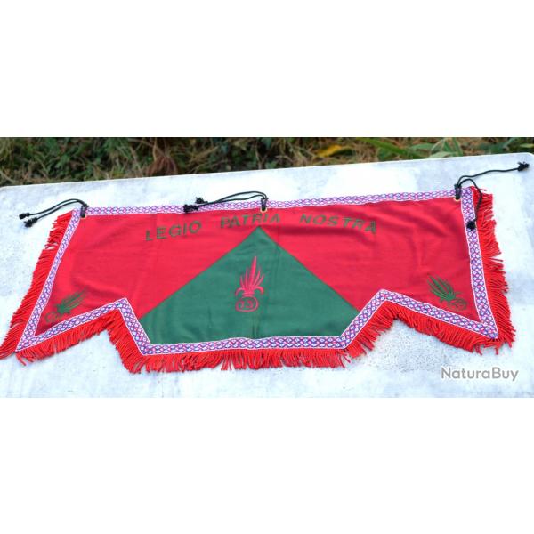 ARME FRANAISE Flamme Bandeau parement tambour Lgion trangre 13me demi-brigade TIN25ETR003