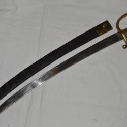 SABRE BRIQUET INFANTERIE Mle AN XI/1816-INFANTERIE 1° EMPIRE-GENDARMERIE SECOND EMPIRE-1870