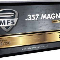 Wahoo Poing/Cat.B ! - Munitions MFS 357MAG FMJ FP 10.2G 158GR x10 boîtes