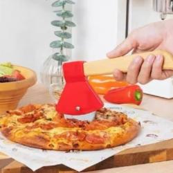 HACHE COUPE PIZZA COUPEZ VOTRE PIZZA A LA HACHE COULEUR ROUGE