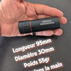 MONOCULAIRE HD 2025 portable compact léger et efficace