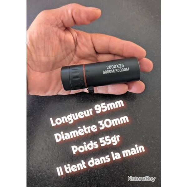 MONOCULAIRE HD 2025 portable compact lger et efficace