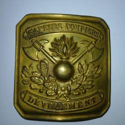 Boucle de ceinturon POMPIER