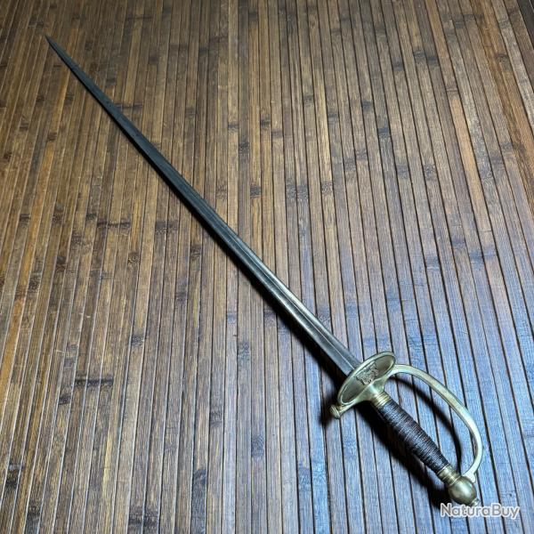 PE 1816 D'OFFICIER FRANAIS CLAVIER AU COQ GAULOIS LAME FORGE PAR COULAUX A   KLINGENTHAL