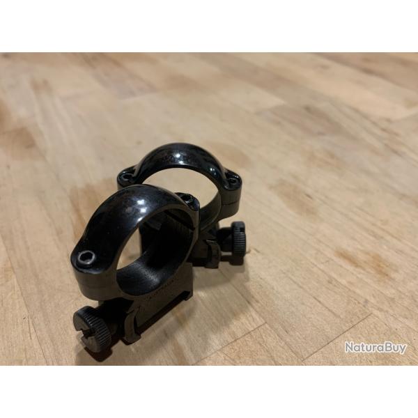 Collier rapide acier Australia 25,4mm pour rail 21mm picatinny