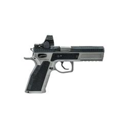 Pistolet Phoenix Drake Production Optic Acier/Acier Bi-Ton Trijicon SRO 9x19