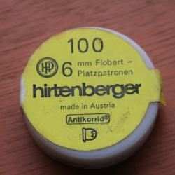 Cartouches à blanc 6 m/m