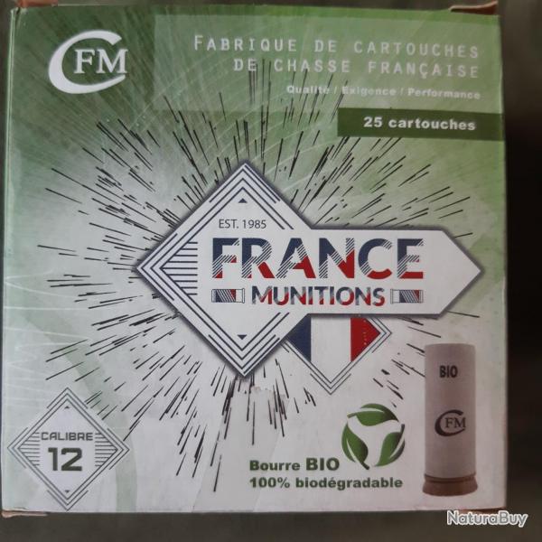 Cartouches  cal 12/70mm  34 gr . France Munitions ( 3 botes de 25)