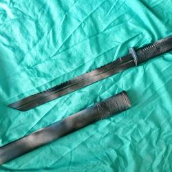 Custom &eacute;p&eacute;e HONSHU UC3245 Wakizashi brise casque Tekkan Kabutowari katana sabre couteau matraque