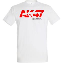 AK-47 T-Shirt Blanc-Rouge