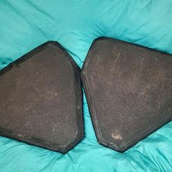 Lot de Deux Plaques balistiques pare-balles pelvienne nij IV en céramique MEGGITT AEROSPACE