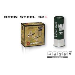 Cartouches Mary Arm Calibre 12 Open Steel 32g Acier 6