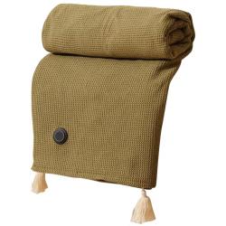 Couverture Chauffante &Eacute;lectrique USB - Ch&acirc;le Chauffant &Eacute;paissi avec Fermeture &Eacute;clair, 3 Niveaux VERT