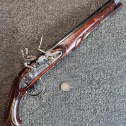 Imposant pistolet à silex de cavalerie modèle 1733 J.L CARRIER fabrication indienne AHU