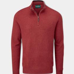 PULL ZIPPÉ ALAN PAINE LAINE D'AGNEAUX