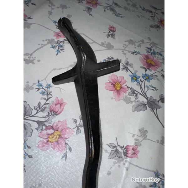 Ancien moule  cuillre en bronze