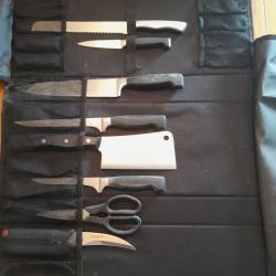 Lot de couteaux de cuisine Zwilling + malette de transport