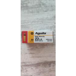 Lot de 24 boîte de 50 cartouches 22 LR  Aguila High Velocity