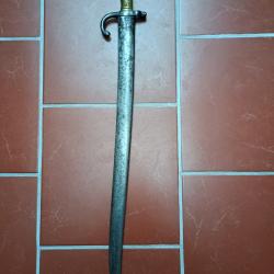 BAIONNETTE  CHASSEPOT  MODELE  1866