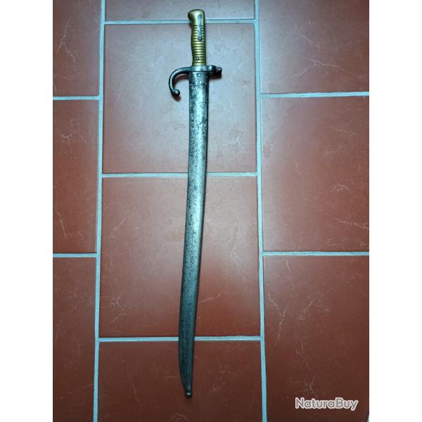 BAIONNETTE  CHASSEPOT  MODELE  1866
