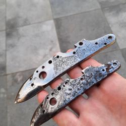 platines nues pistolet et fusil