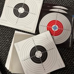 Cibles carton 14x14cm