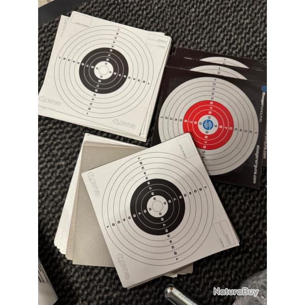 Cibles carton 14x14cm