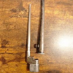 Baïonnette spike No. 4 Mk IIbritannique WWII - Singer N67 - Superbe +fourreau métal