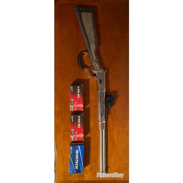 Carabine Rossi PUMA R92 Short Rifle Inox Lamell cal.44 Rem Magnum