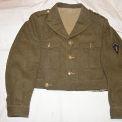 BLOUSON Mle 1946 DE GENDARMERIE MOBILE-GUERRE INDOCHINE/GUERRE D'ALGERIE-