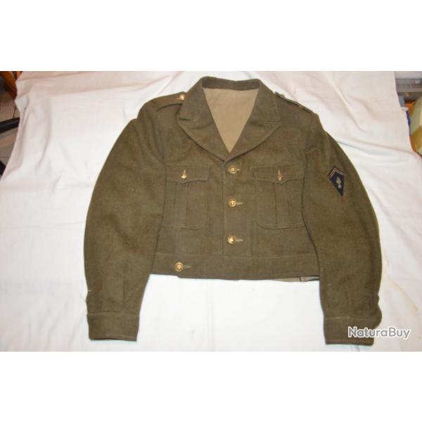 BLOUSON Mle 1946 DE GENDARMERIE MOBILE-GUERRE INDOCHINE/GUERRE D'ALGERIE-