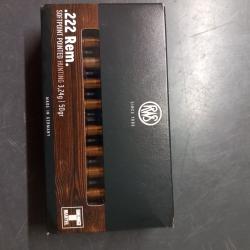 Boite cartouche 222 RWS 20 CARTOUCHES