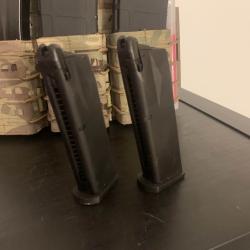 2x Chargeur Gaz 24 billes pour Beretta M9 UMAREX (neufs)