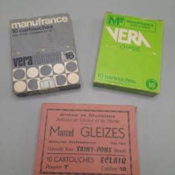 3 Boites PB n°6, 7 et 8 pour collectionneur - non rechargées