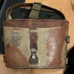 Etui jumelles français modèle 1935 - réutilisation WW2.