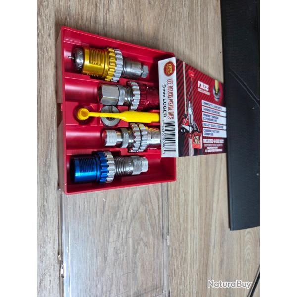 Jeux d'outils Lee Deluxe Pistol Dies 9mm Luger