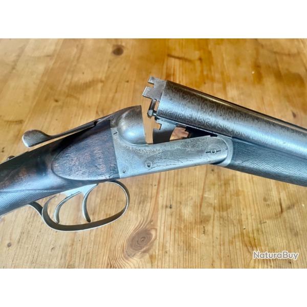 Collectionneur Fusil Lopold Bernard canon Damas calibre 16/65