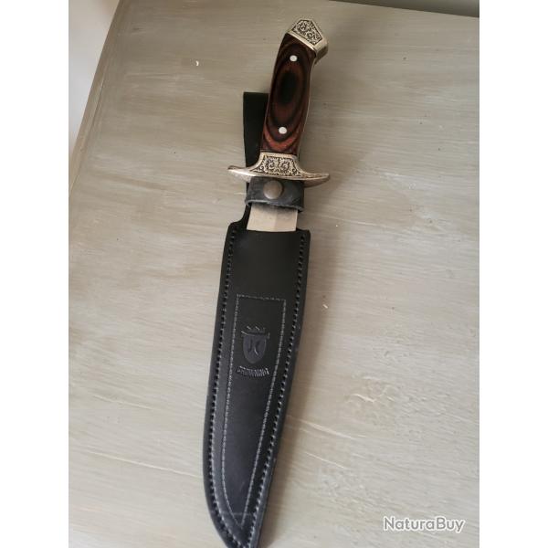 Dague de chasse neuve CROWNING