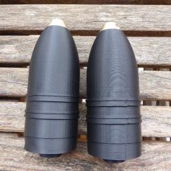 Reproduction d'Ogive pour obus explo de 37mm Français 14-18