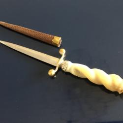 Superbe dague de vertu ou pique couille Début du siècle 7