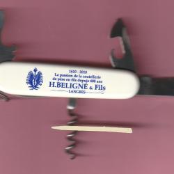 VICTORINOX SUISSE couteau commémorant 400 ans de la sté du distributeur exclusif -rare