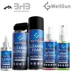 PACK pour entretien/nettoyage rapide, efficace et complet d'arme à feu - WELLGUN