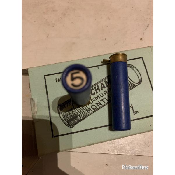 Lot Cartouche  broche cal 32 soit 14mm poudre noir