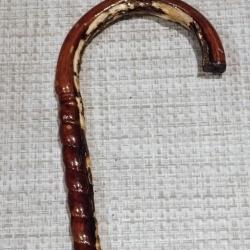 Canne de maquignon de d&eacute;fense en nerf de boeuf - vernie N&deg;2