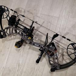 ARC A POULIES CHASSE BEAR LEGIT DROITIER STONE CARBON FIBER 14-30" 10-70#