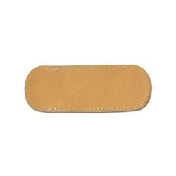 Étui Pielcu fleur de cuir orange