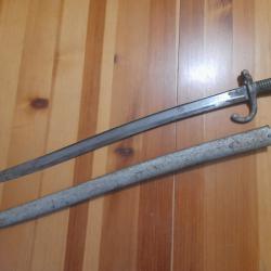 BAIONNETTE CHASSEPOT 1870